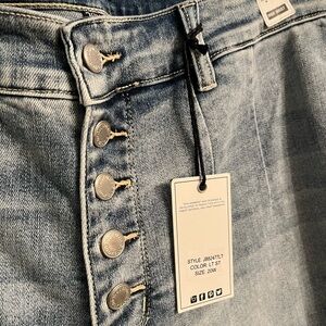 Judy Blue Women’s Jeans Light Blue Wide Leg High Waist Size 20W New with Tags